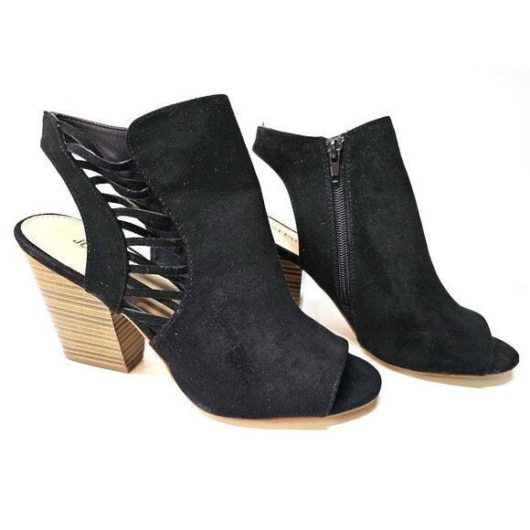 Kenia Cut Out Heeled Sandal Size 8.5 - Picture 4 of 11